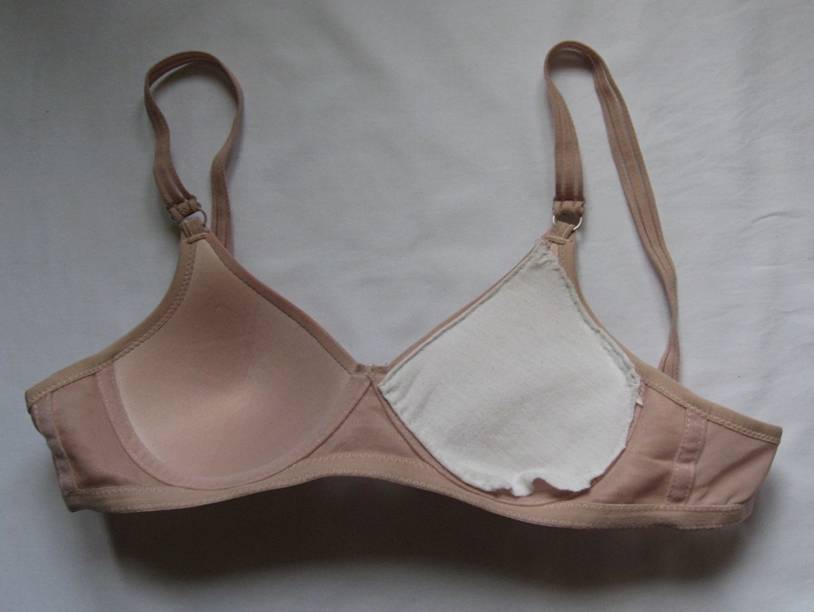 How to Make an Inexpensive Bra for Post-total-mastectomy Female Persons –  Courtesy of Ms. Edna Mae Sheker